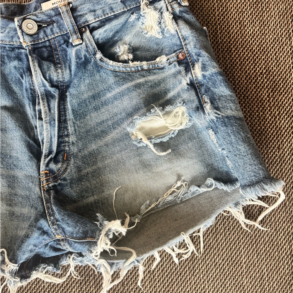 Moussy Denim Women cut-off Shorts - Picture 12 of 14